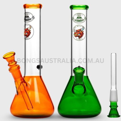 AGUNG Bright Beaker Glass Bong Clear 25cm