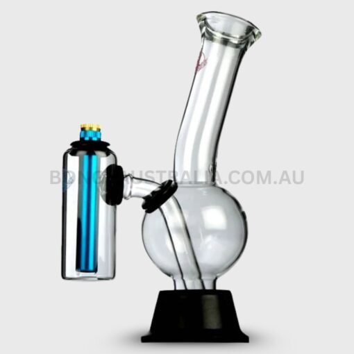 AGUNG Cheech Double Chamber Bubble Glass Bong Clear 24cm (2)