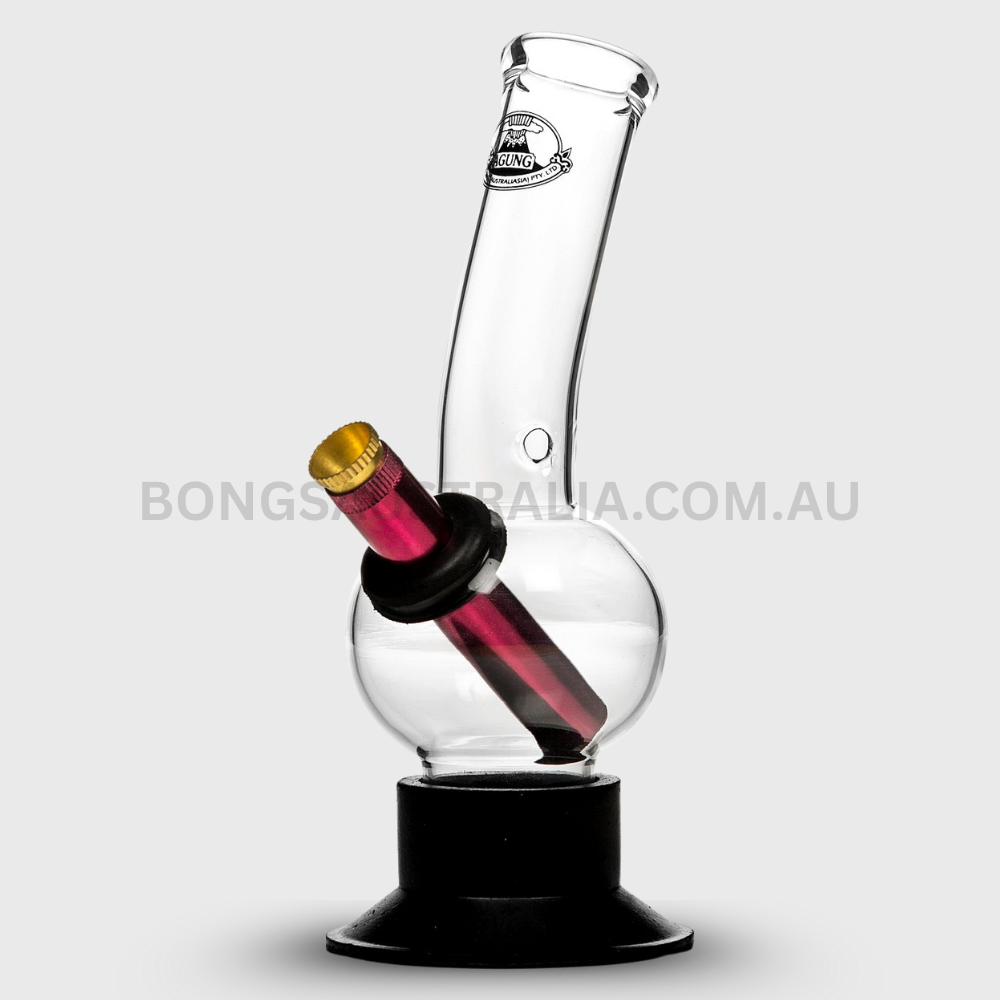 AGUNG Classic Bubble Glass Bong Clear 18cm AGUNG Classic Bubble Glass Bong Clear 18cm