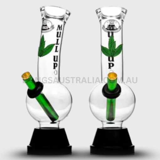 AGUNG Dooby Bubble Glass Bong Clear 25cm (2)