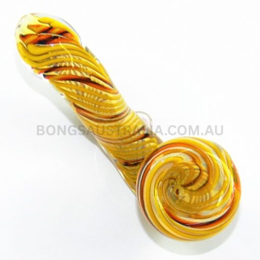 AGUNG Sherlock Glass Bubbler Pipe Yellow (3)