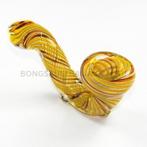 AGUNG Sherlock Glass Bubbler Pipe Yellow