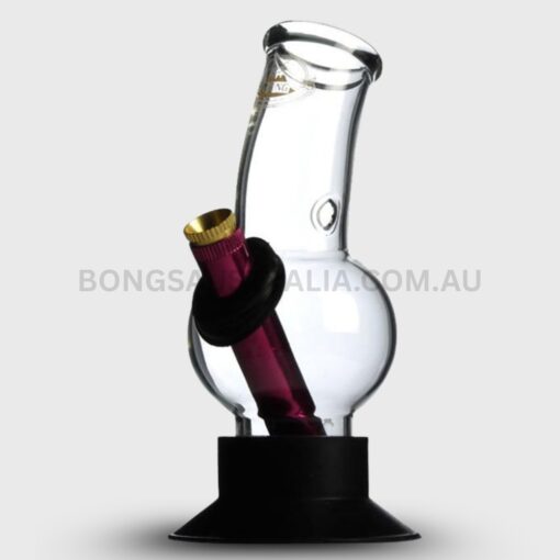 AGUNG Titch Bubble Glass Bong Clear 15cm