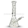 BILLY MATE Glow in the Dark MJ Beaker Glass Bong 25cm