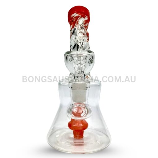 BILLY MATE Layback Twisted Lollipop Percolator Glass Bong 16cm (3)
