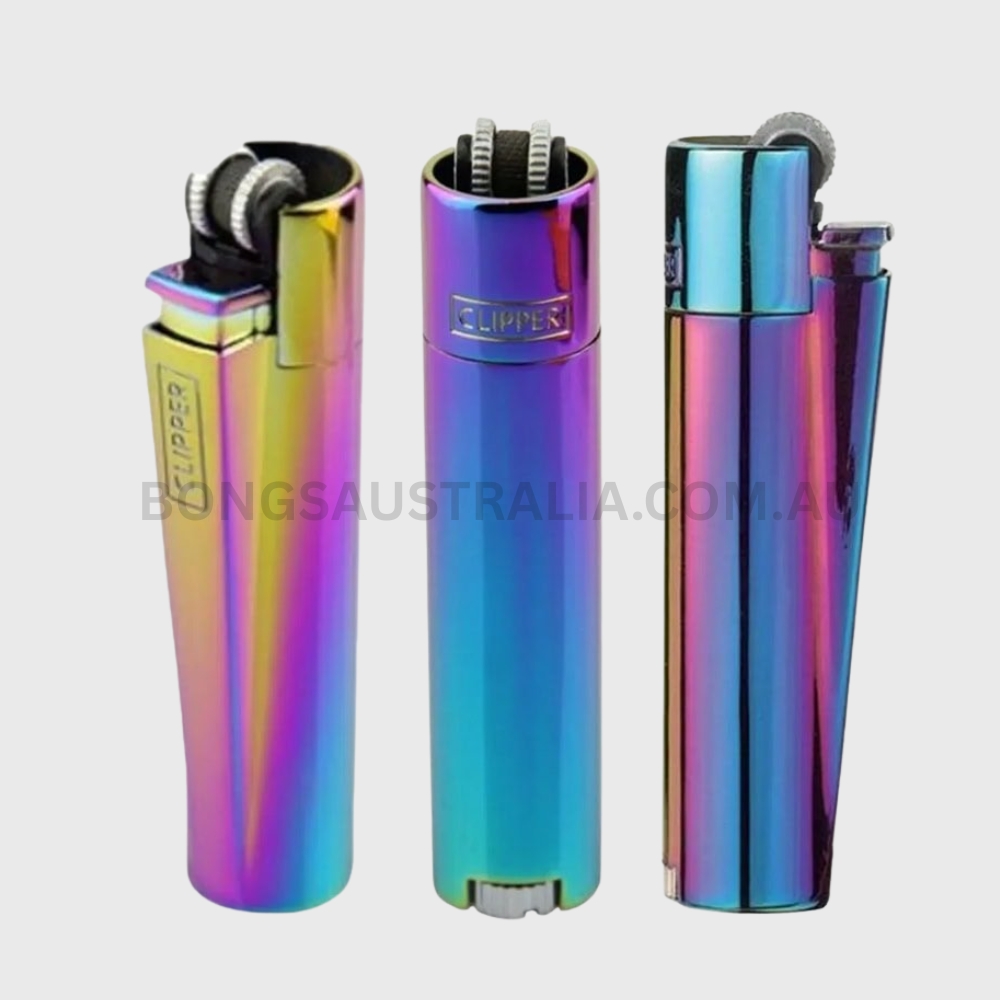 CLIPPER Icy Refillable Lighter with Silver Case (3) CLIPPER Icy Refillable Lighter with Silver Case (3)
