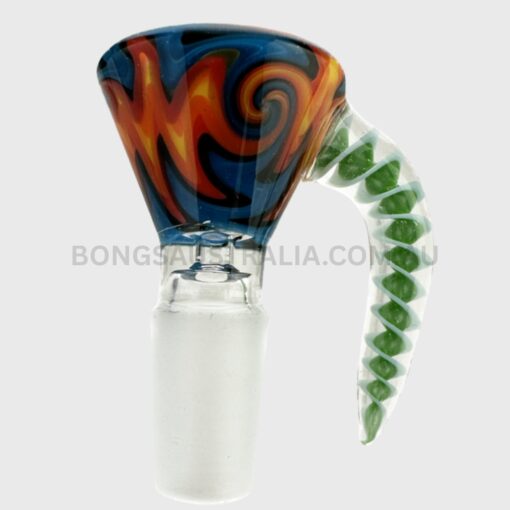 Double Wall Glass Slider Cone Piece Clear 14mm (3)