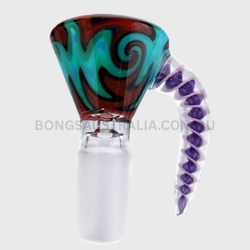 Double Wall Glass Slider Cone Piece Clear 14mm