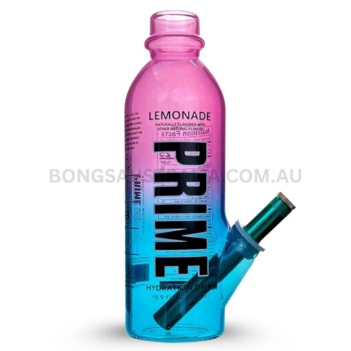 GATORBEUG Mixed Colour PRIME Design Bottle Glass Bong 22cm