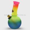 MWP Frosted Rainbow Design Bubble Glass Bong 19cm