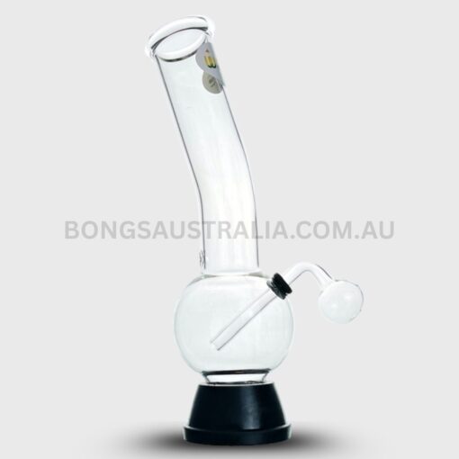 MWP Glass Bubble Crack Bong Clear 24cm