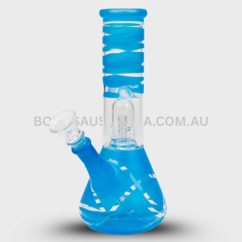 RODDI Glass Dome Beaker Glass Bong with Percolator Clear 20cm (3) RODDI Glass Dome Beaker Glass Bong with Percolator Clear 20cm (3)