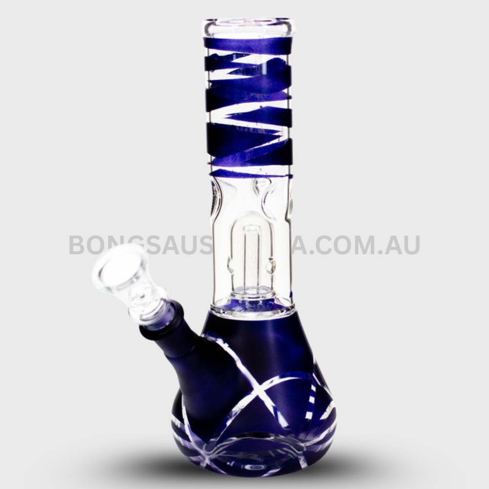 RODDI Glass Dome Beaker Glass Bong with Percolator Clear 20cm (4) RODDI Glass Dome Beaker Glass Bong with Percolator Clear 20cm (4)