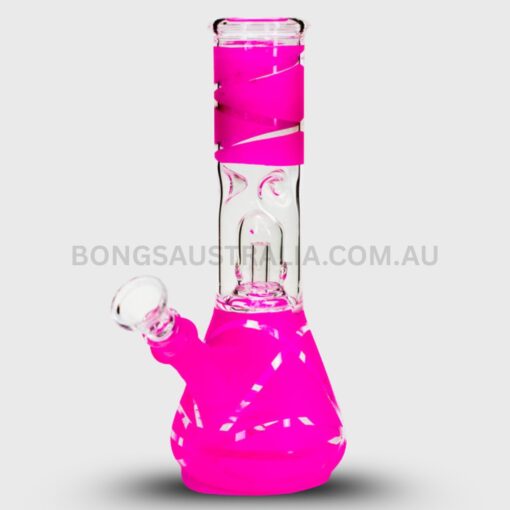 RODDI Glass Dome Beaker Glass Bong with Percolator Clear 20cm