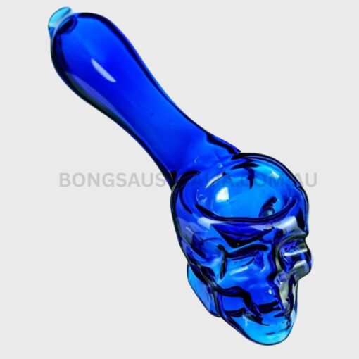 Skull Mini Spoon Glass Pipe 11cm (2)