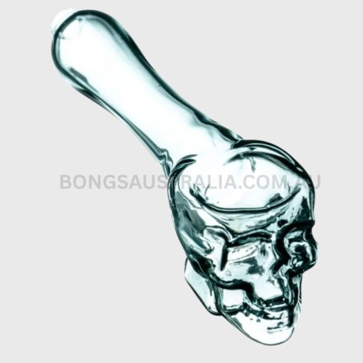 Skull Mini Spoon Glass Pipe 11cm (3)