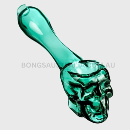 Skull Mini Spoon Glass Pipe 11cm