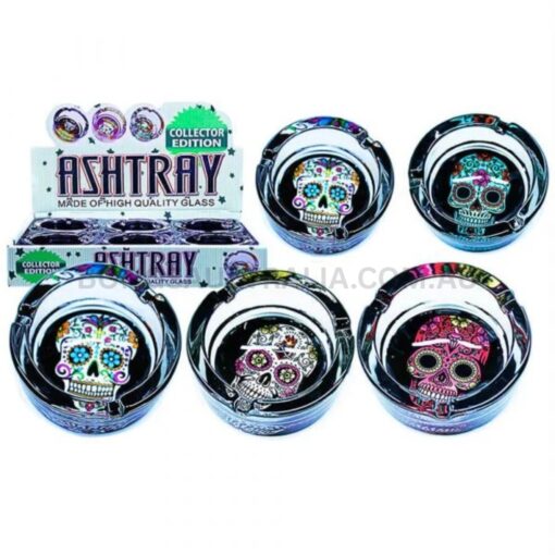 Small Butt Bucket Ashtray with Silver Lid 84mm (2)