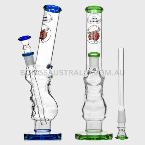 AGUNG Angry Bull Design Gripper Glass Bong 33cm (2)