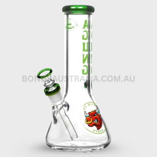 AGUNG Angry Bull Slide Design Beaker Bong 25cm