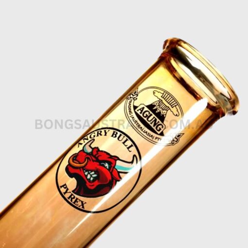 AGUNG Bubble Lustre Medium Bong Gold 25cm (3)