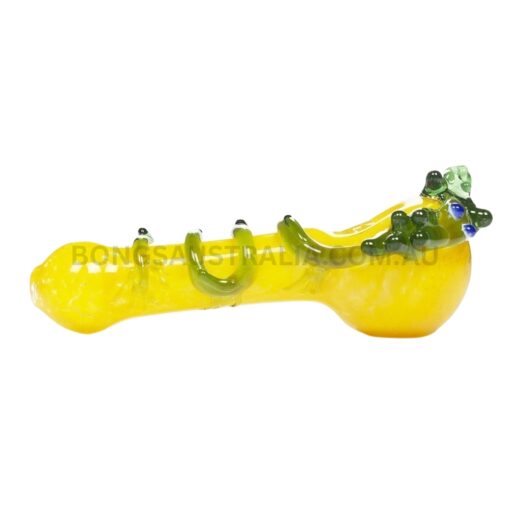 AGUNG Dragon Glass Pipe Yellow (4)