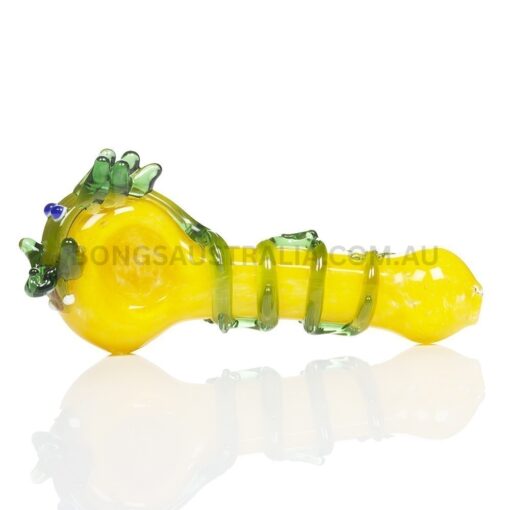 AGUNG Dragon Glass Pipe Yellow
