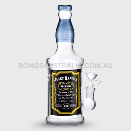 Billy Mate Jacky Baniels Inline Percolator Bottle Glass Bong Clear 23cm