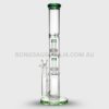 Billy Mate Matrix Dual Level Percolator Straight Glass Bong Clear 45cm (2)