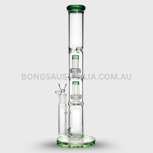 Billy Mate Matrix Dual Level Percolator Straight Glass Bong Clear 45cm (2)