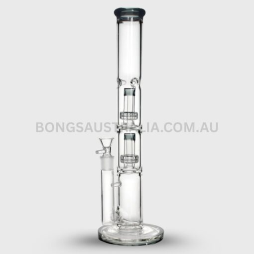 Billy Mate Matrix Dual Level Percolator Straight Glass Bong Clear 45cm (3)