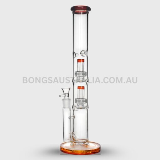 Billy Mate Matrix Dual Level Percolator Straight Glass Bong Clear 45cm (5)