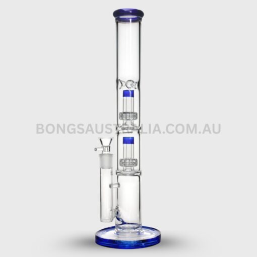 Billy Mate Matrix Dual Level Percolator Straight Glass Bong Clear 45cm