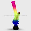 MWP Rainbow Frosted Gripper Glass Bong 30cm (2)