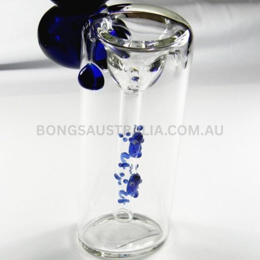 AGUNG Frog Design Erb Bubbler Glass Pipe Coloured 17cm (2)