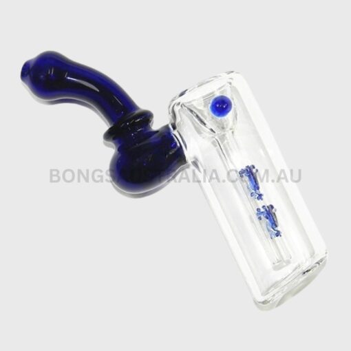 AGUNG Frog Design Erb Bubbler Glass Pipe Coloured 17cm