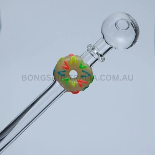 Labubu Mini Bubbler Glass Pipe Clear 13cm