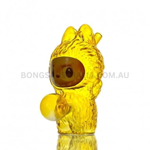 Labubu Mini Bubbler Glass Pipe Clear 13cm (4)