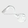Mini Bubbler Top Glass Pipe Clear 14mm Joint