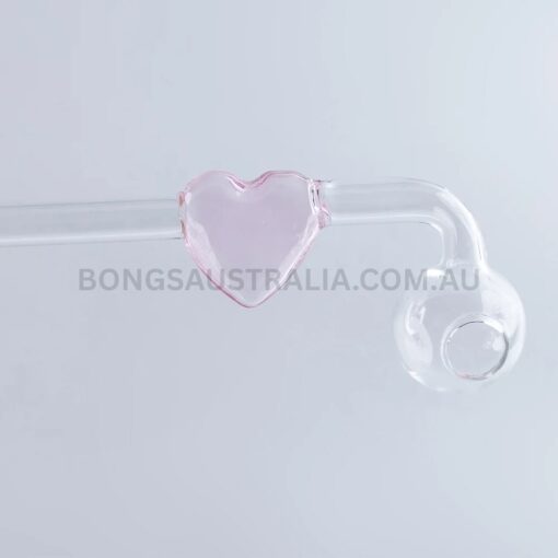 SWEET PUFF Holland Glass Sweet Puff Pipe Red Rim Balancer 8cm (2)