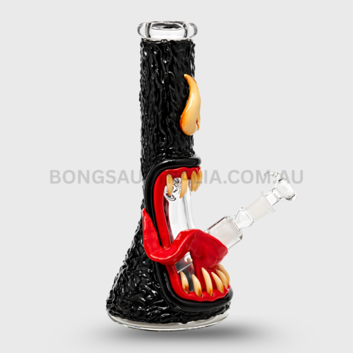 Billy Mate Glow in the Dark Punk Monster Beaker Glass Bong 32cm (2)