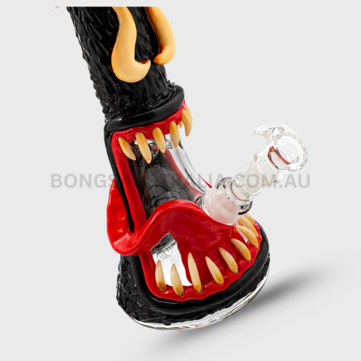 Billy Mate Glow in the Dark Punk Monster Beaker Glass Bong 32cm (3)