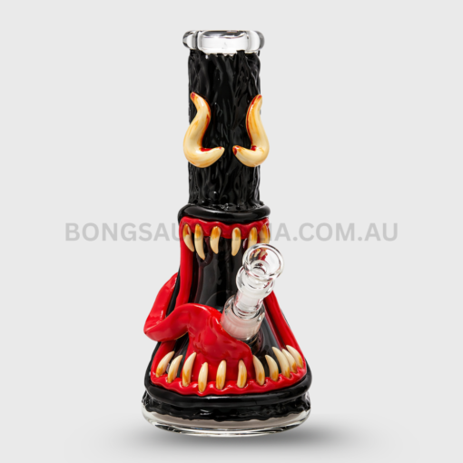 Billy Mate Glow in the Dark Punk Monster Beaker Glass Bong 32cm