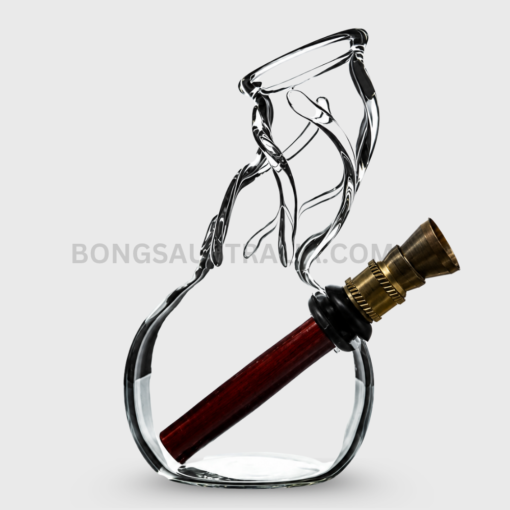 Agung Twister Clear Cute Glass Bong 11cm