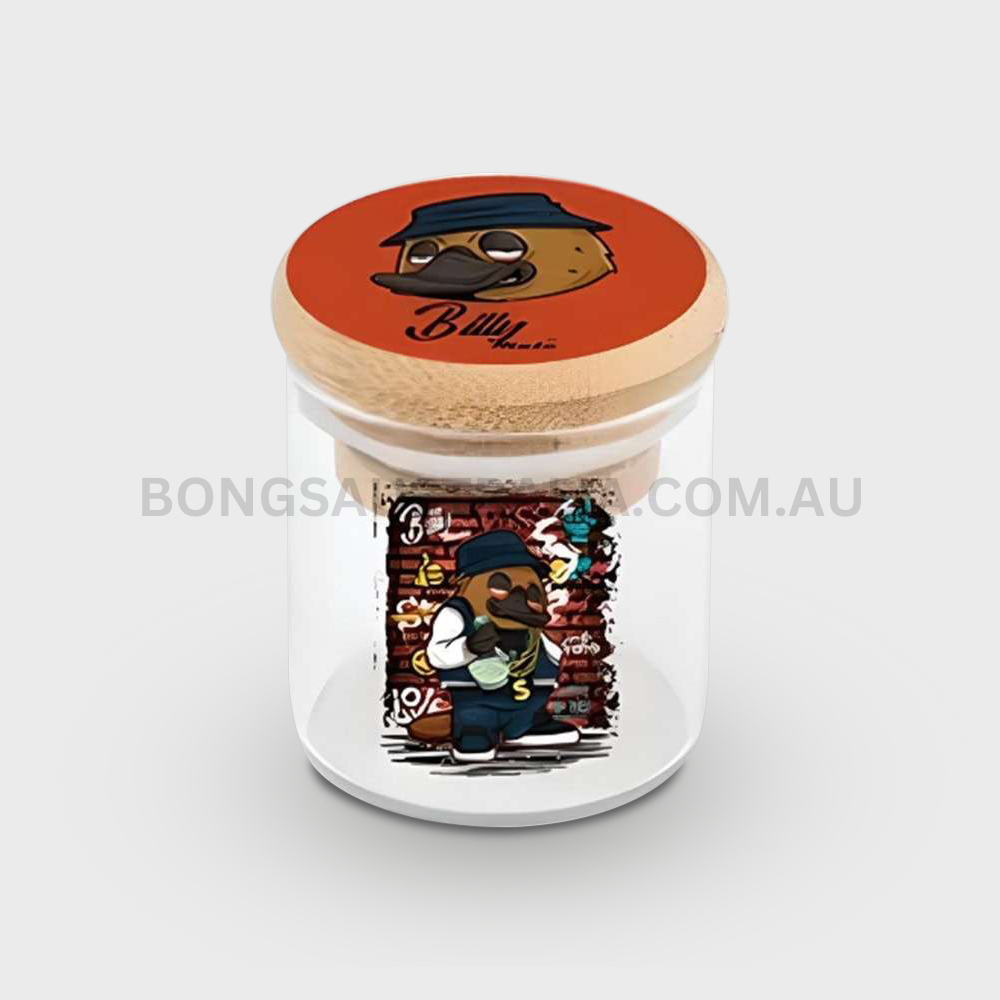 Billy Mate Large Glass Jars With Lids (2) Billy Mate Large Glass Jars With Lids (2)