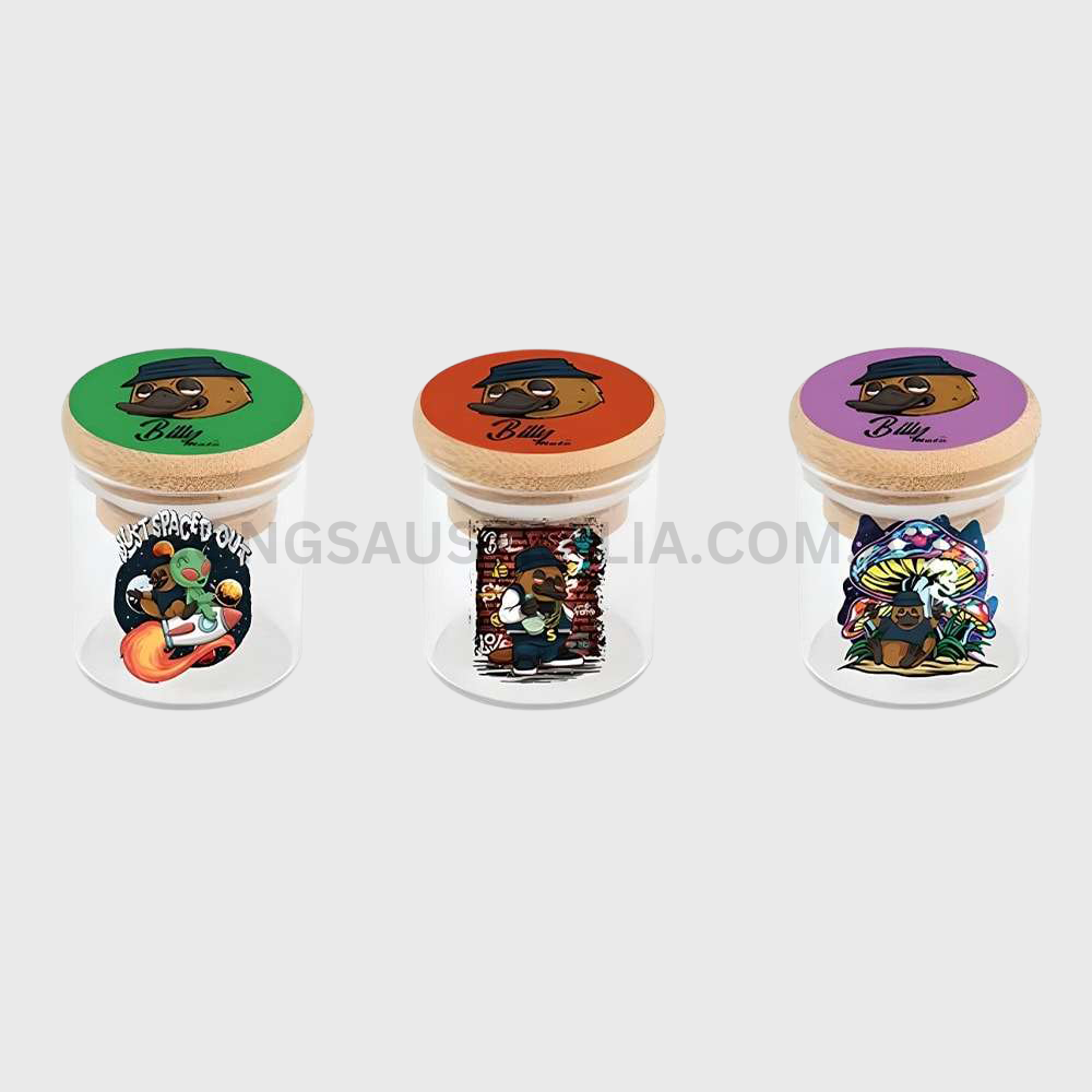 Billy Mate Large Glass Jars With Lids (3) Billy Mate Large Glass Jars With Lids
