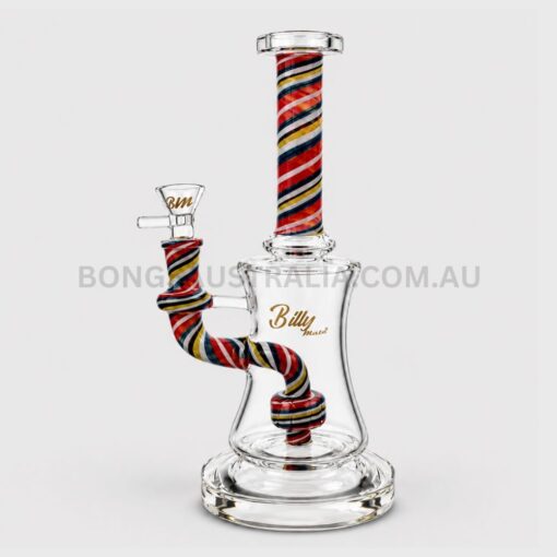 Billy Mate Premium Spiral Art Glass Bong 25cm S121005