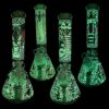 DOWN UNDER Cobra Glow in the Dark Beaker Glass Bong 35cm DU-1101