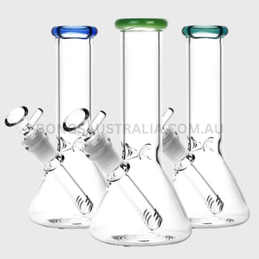 DOWN UNDER Colorful Mini Beaker Bong 5mm Thick 20cm SKU_ DU-12942