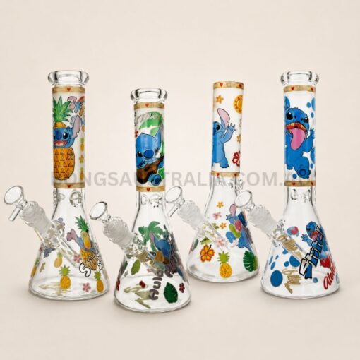 DOWN UNDER Lilo & Stitch Inspired Beaker Bong 25cm Lilo